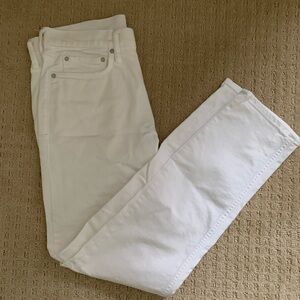 White Denim Jeans Old Navy Built-In Flex 32x32